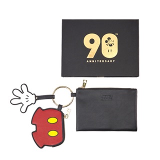 正版限量款《贈送盒子》米奇鑰匙圈多功能手拿包組合 迪士尼Disney 送禮禮物禮品 90週年 包包 grace gift