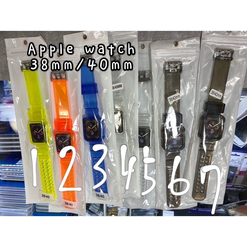 冰川手錶帶 6-3代 防摔一體錶帶透明 蘋果手錶錶帶 Apple Watch 6/5/4/3/SE錶帶