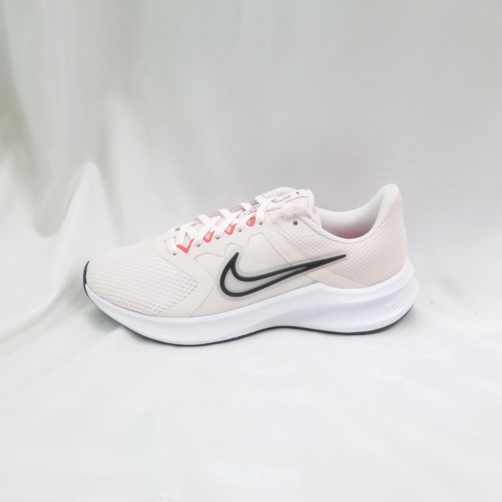 NIKE WMNS DOWNSHIFTER 11 女款 輕量 慢跑鞋 CW3413601 粉白【iSport】