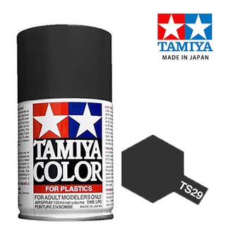 【鋼普拉】現貨 TAMIYA 田宮 模型 噴漆 噴罐 油性漆 85029 TS29 TS-29 半光黑色100ml