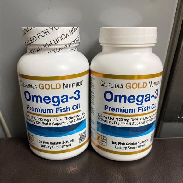 🎯美國原裝 🐠 深海魚油Omega-3 100顆California Gold Nutrition 加州優質魚油