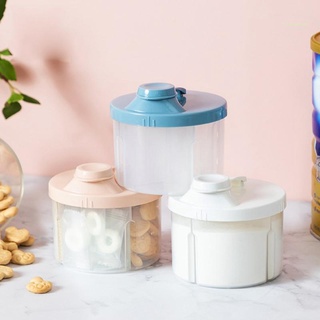 哈哈 4 格便攜式可重複使用的嬰兒食品收納盒零食杯新生兒奶粉收納盒配方分配器