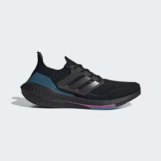 ADIDAS ULTRABOOST 21 男跑步鞋 FZ1921 黑藍