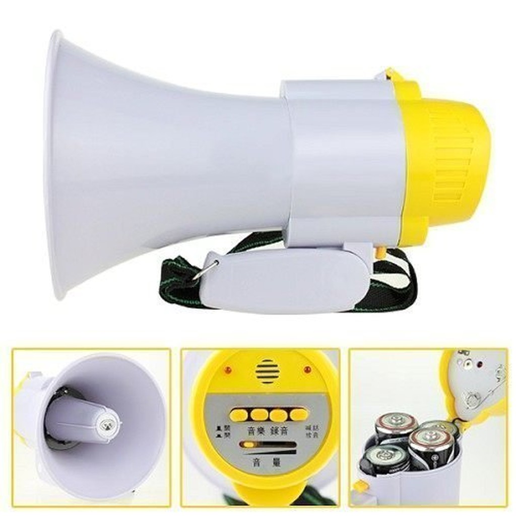 可錄音大聲公重覆播放手持喊話器擴音器折疊式小聲公抗議聲音最大含電池喔923 蝦皮購物