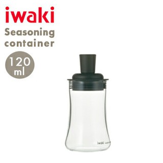 《旬好日貨》現貨 日本 iwaki 玻璃 調味料罐 芝麻罐 香鬆罐 (120ml) ☆KT5031-BKF☆