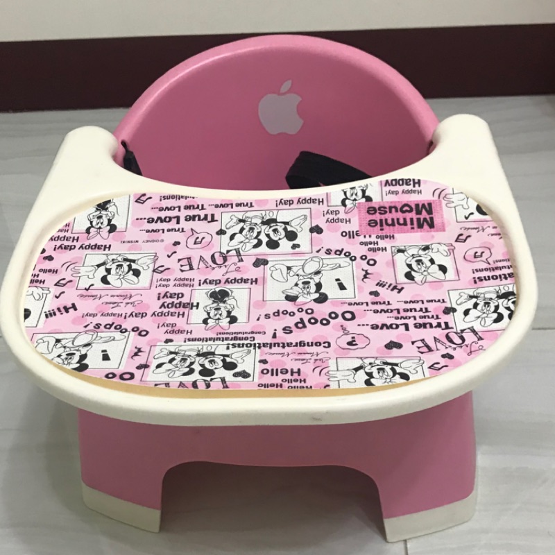 日本製 迪士尼系列 米妮 兒童餐椅 學習椅