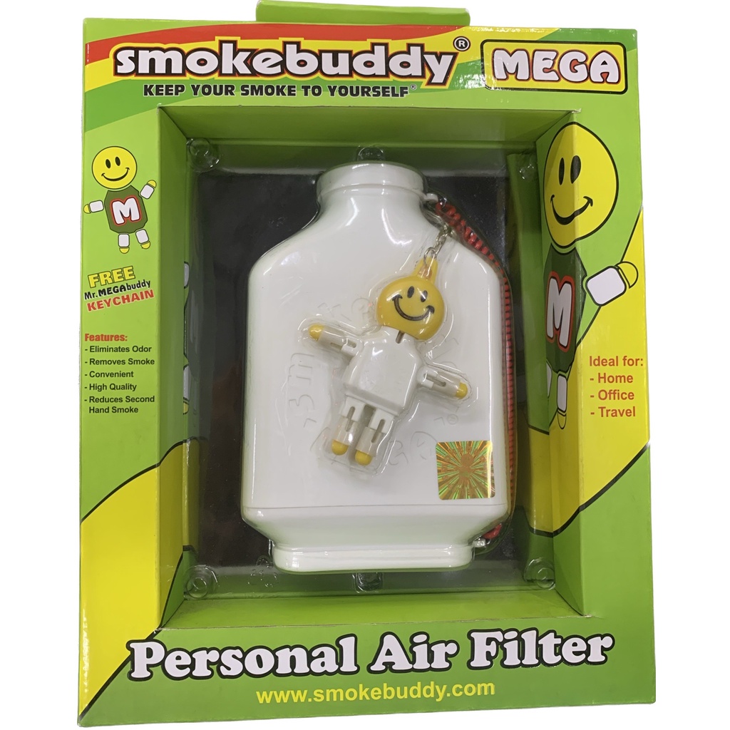 美國 原裝進口 Smoke Buddy 二手菸過濾器 空氣濾淨器 遠離二手菸味 尺寸 Mega 二手煙 菸草 活性碳