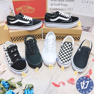 帝安諾 - 實體店面 VANS Old Skool 基本款 GD 全黑 黑白 黑底白線 黑色 板鞋 厚底 VANS 全白