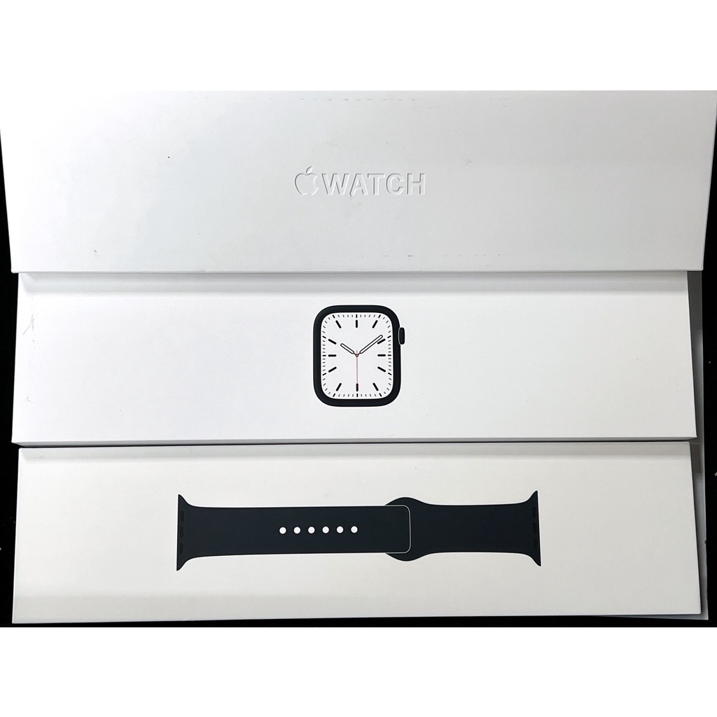 【直購價:9,900元】Apple Watch Series 7 午夜色鋁金屬 GPS 45mm ( 9成新 )