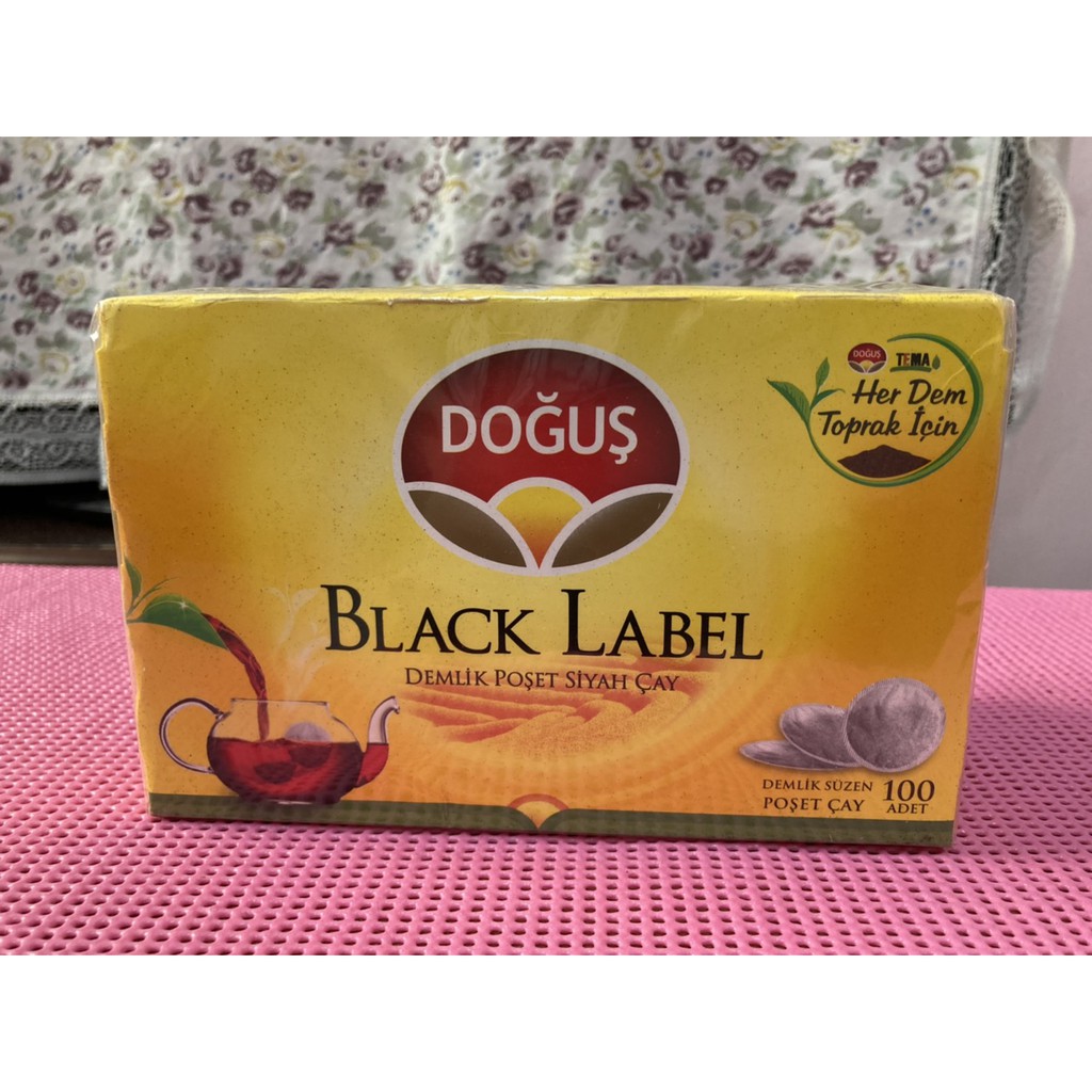 【土耳其🇹🇷】DOGUS 土耳其紅茶 紅茶  茶包  BLACK LABEL（一盒/100包）