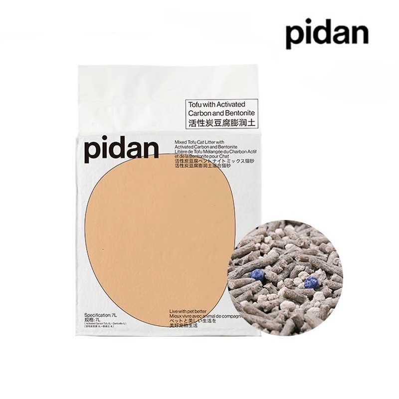 pidan 7L 活性碳混合貓砂 豆腐砂 礦砂