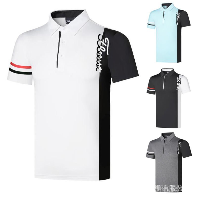 Titleist高爾夫球衣服男戶外運動速乾短袖POLO衫golf服裝男裝T恤