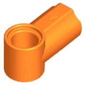 正版樂高LEGO零件(全新)-32013 42127 6332584 十字軸 圓孔 連接器 套筒  1 x 2 橙色