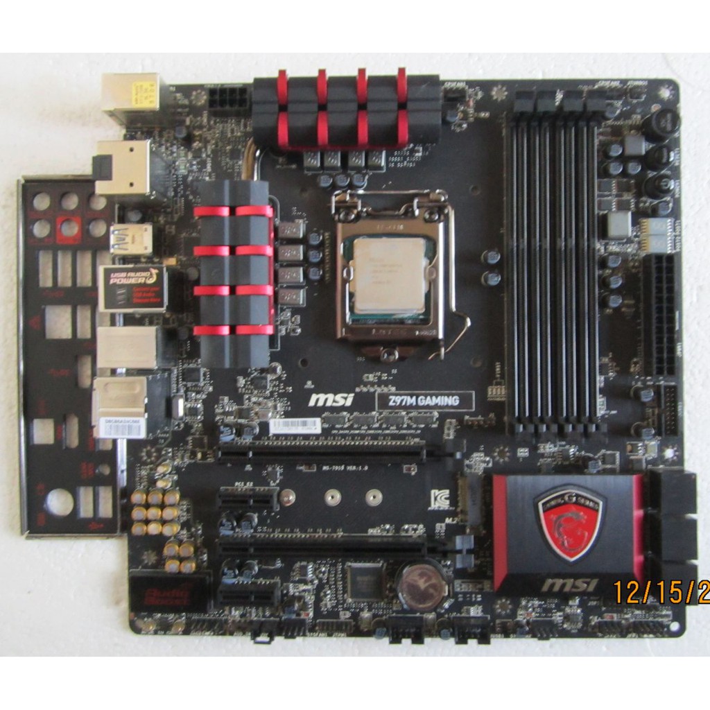 MSI Z97M gaming+ I5 4690K QS (1150腳位)