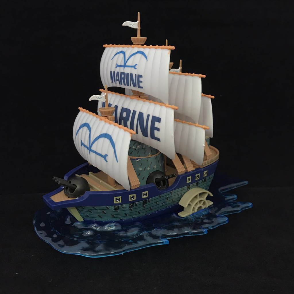 海賊 航海王海賊船模型海軍船白鬍子莫比迪克號拼裝模型擺件 蝦皮購物
