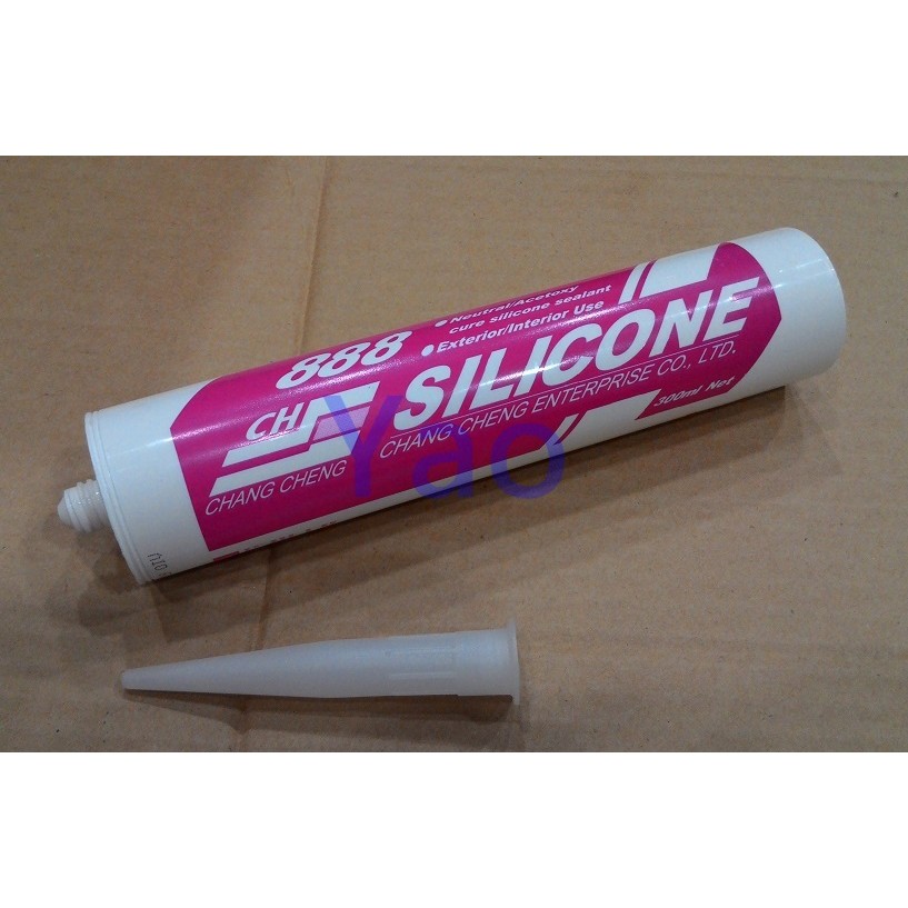 Yao【水電材料】 SILICONE矽利康(中性300ml) 速利康 速力康 矽力康 填縫劑 填縫膠 矽橡膠