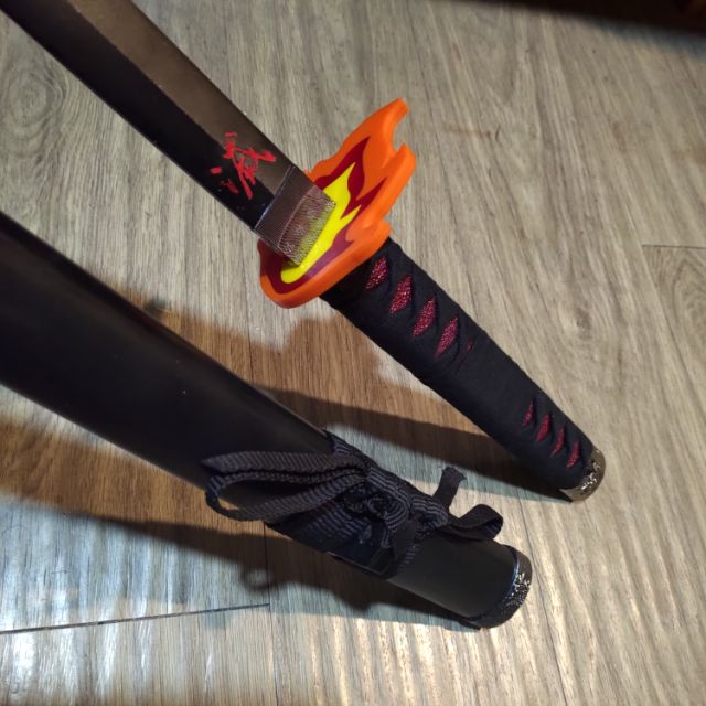 後期炭治郎日輪刀武士刀cos道具鬼滅之刃台灣工作室 蝦皮購物