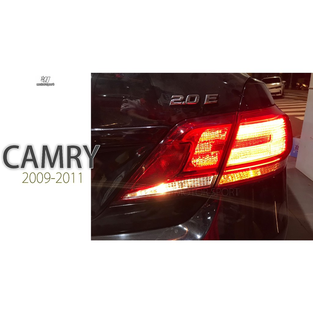 小傑車燈精品--全新 TOYOTA NEW CAMRY6 6.5 2009 10 11 年 紅白 LED 尾燈 一組4片