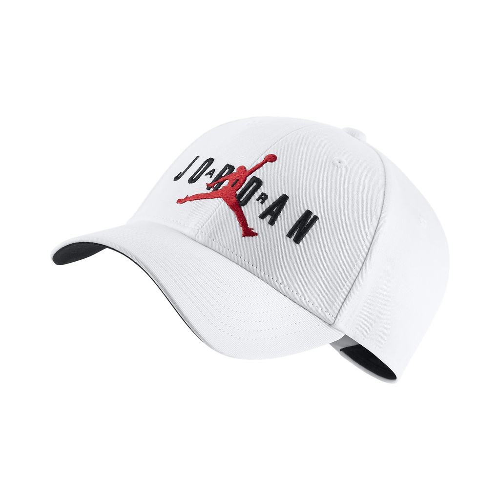 Nike Air Jordan 帽子 白 紅 黑 飛人 老帽 11代 男女款 可調【ACS】CK1248-100