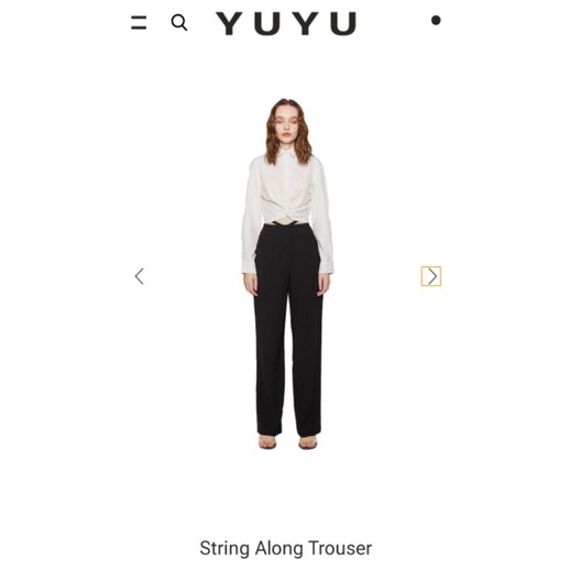 勿下標客定YUYU active二手西裝褲String Along Trouser 尺寸s可議價