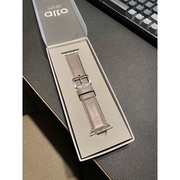 alto Apple Watch 皮革錶帶 礪石灰