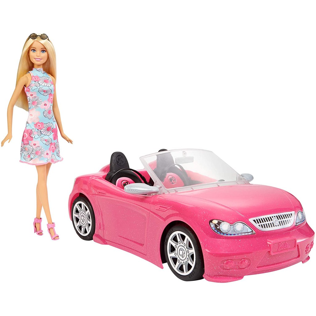 限量 特價 芭比 正版 超跑 敞篷 跑車 車子 🚗 娃娃 配件 粉色 家家酒
