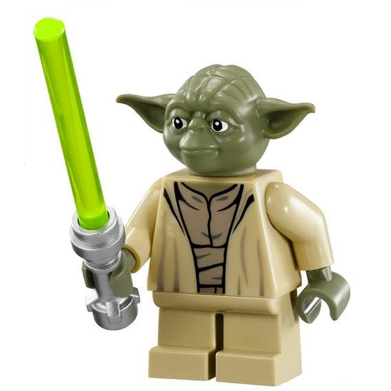 Lego 樂高 星際大戰 人偶 Yoda 尤達大師 sw471 原配光劍 75017