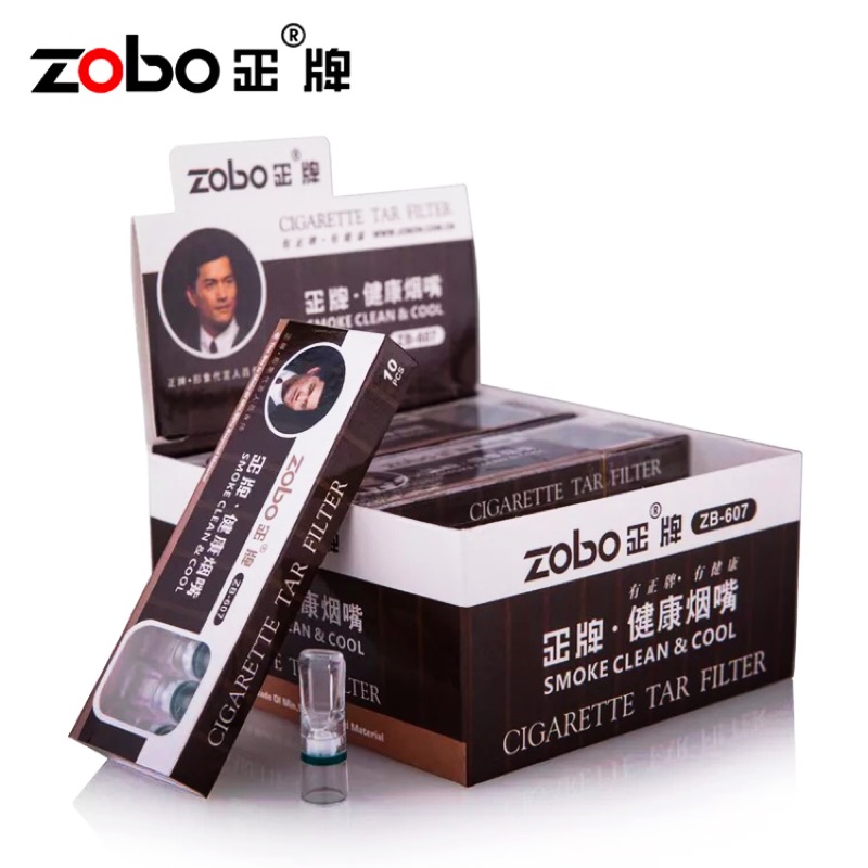 【MEGA】🚚免運 Zobo 香煙濾嘴 拋棄式 濾嘴 8mm 微孔過濾 便攜 濾嘴 煙嘴 10支裝 Tar Filter