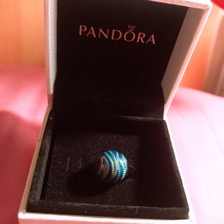 (先詢問)Pandora 串飾 Blue Swirls Charm
