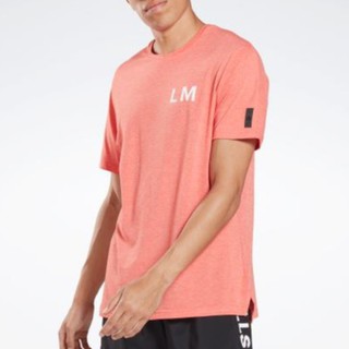 REEBOK LES MILLS® ACTIVCHILL+COTTON TEE 萊美 短袖T 健身 珊瑚色 FM7141