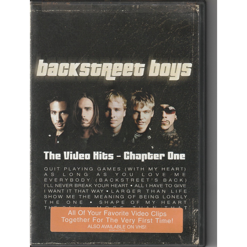 [美版一區] 新好男孩 MV精選 DVD Backstreet Boys The Video Chapter One