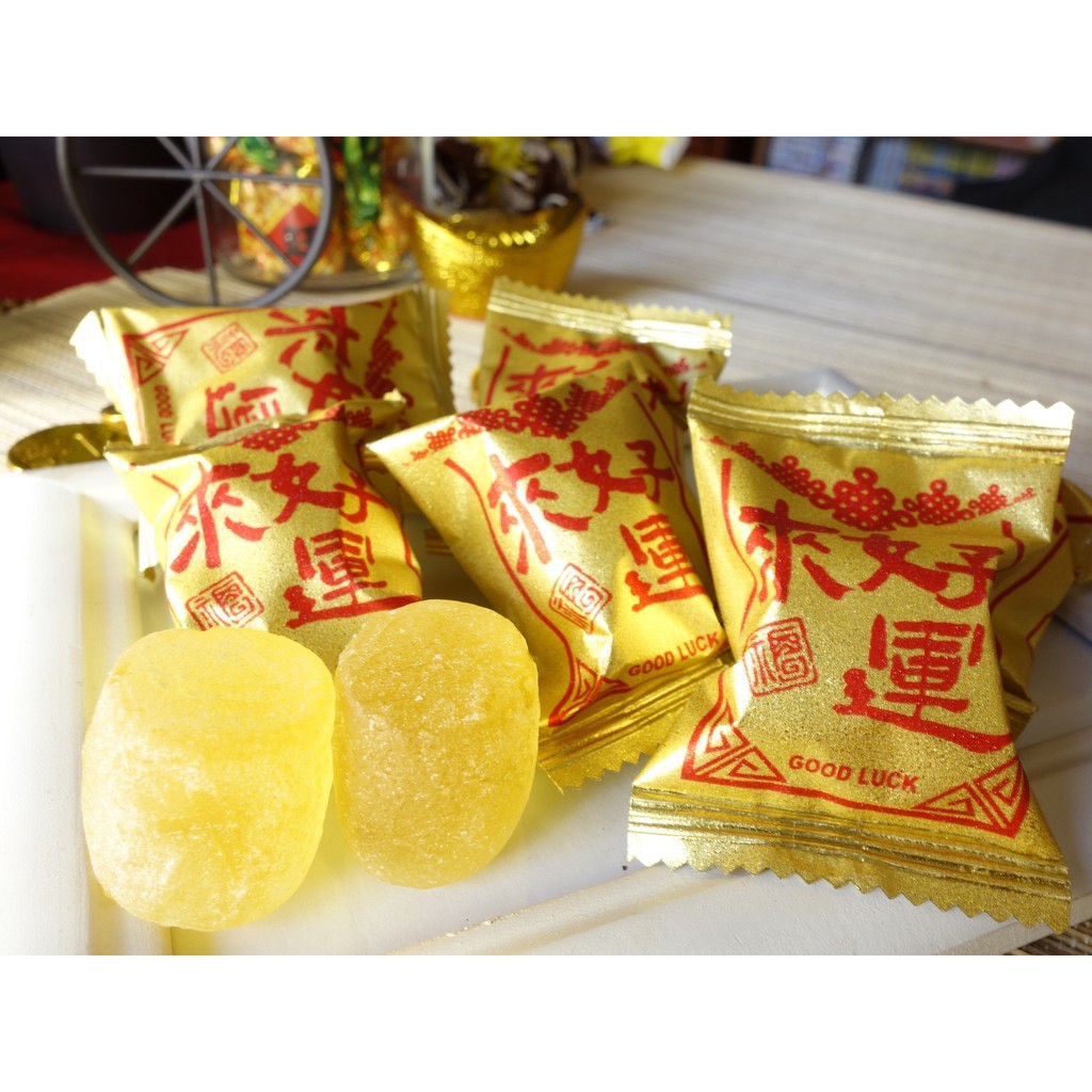 【野味食品】來好運黃金紅包(來好運水果風味軟糖)(3000g/包)(春節糖果,軟糖,桃園實體店面出貨)