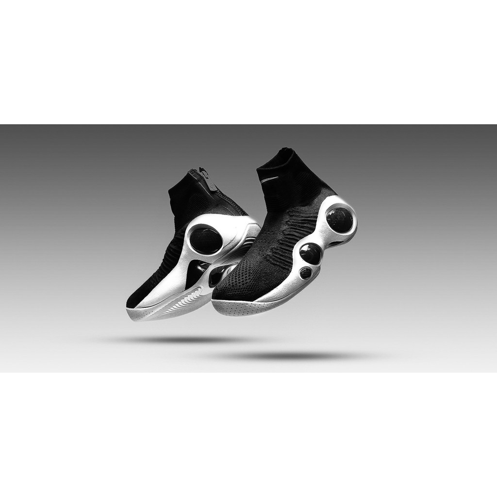 Nike Zoom Flight Bonafide US11 og 黑白 墨鏡鞋 車輪 編織 巴黎世家 大眼睛 籃球鞋