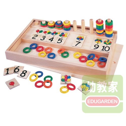 GOGO TOYS 數汽球 數氣球 木製 教具 數學玩具 配對 次序 數與量 幼兒數學 GogoToys #20424