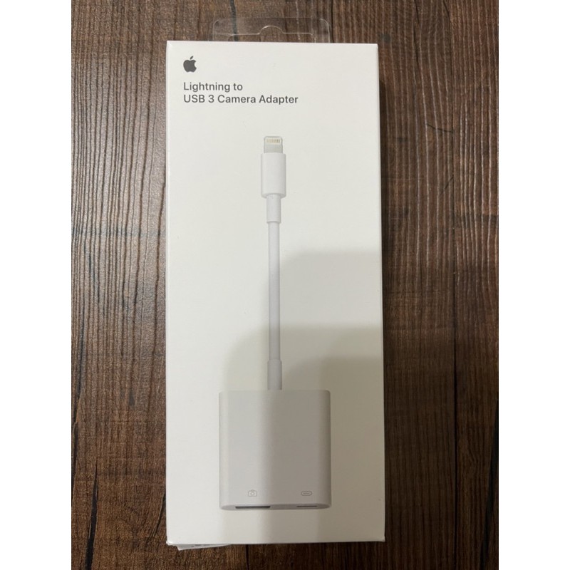 原廠apple lightning 對USB 3相機轉接器