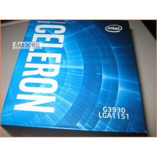 JULE 3C會社-Intel G3900 G3930 G4400 G5400 G5905 6~10代/含風扇 CPU