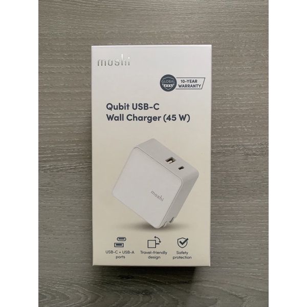 【moshi】Qubit USB-C 充電器 PD 快充 45W(A Port / C Port)