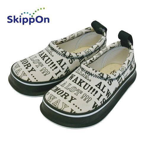 日本 SkippOn 兒童戶外機能鞋-字母黑[免運費]