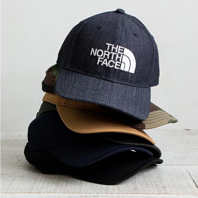 9.5新 THE NORTH FACE TNF NN01830 LOGO CAP 帽子 老帽 牛仔 日本購入