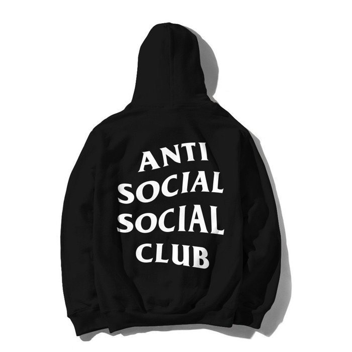 ☆AirRoom☆【現貨】Anti Social Social Club LOGO HOOD 帽TEE 黑白 ASSC
