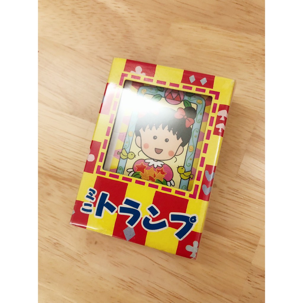 *MARUKO1990* 日本製 正版 絕版 早期商品 櫻桃小丸子 大型 扑克牌 撲克牌 紙版