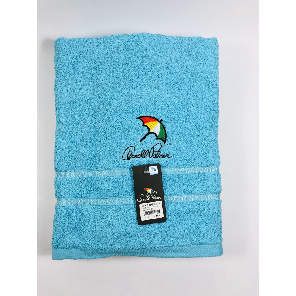 Arnold Palmer 銀光段紋1+2毛浴巾組