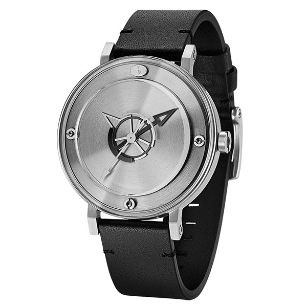 【odm】BEYOND工業風復刻日晷設計腕錶-質感銀/DD168-01/台灣總代理公司貨享兩年保固