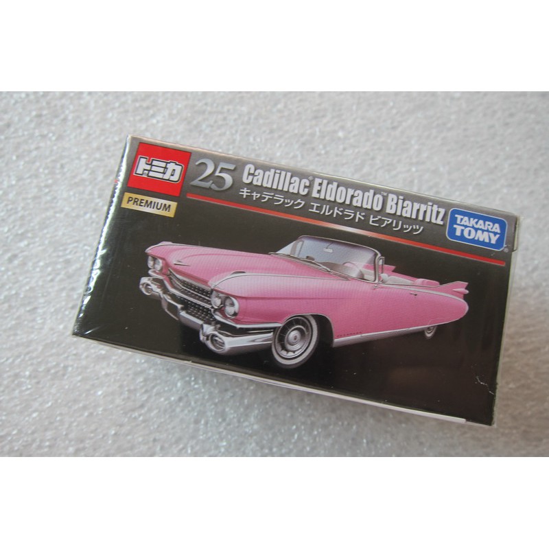 全新 Tomica premium 黑盒 25 粉紅凱迪拉克 Cadillac Eldorado Biarritz