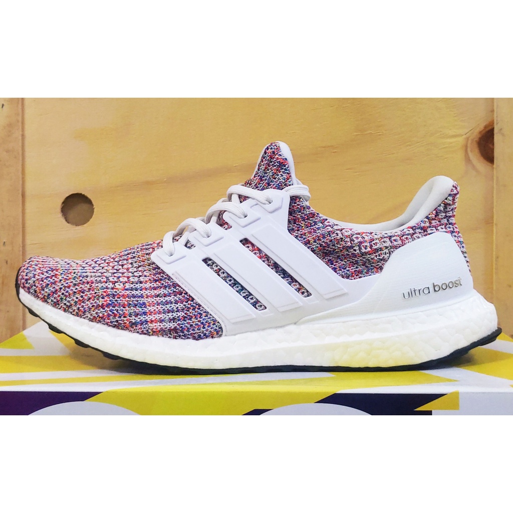 Adidas Ultra Boost 4.0 RAINBOW 編織 雪花 白彩虹 CM8111 US8.5