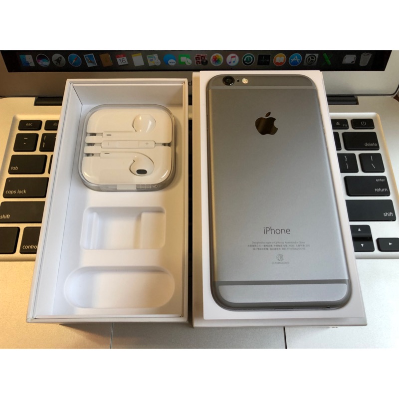 自售Apple iPhone 6 64g 太空灰 4.7吋空機 8.8成新 二手 中古 台南歡迎面交