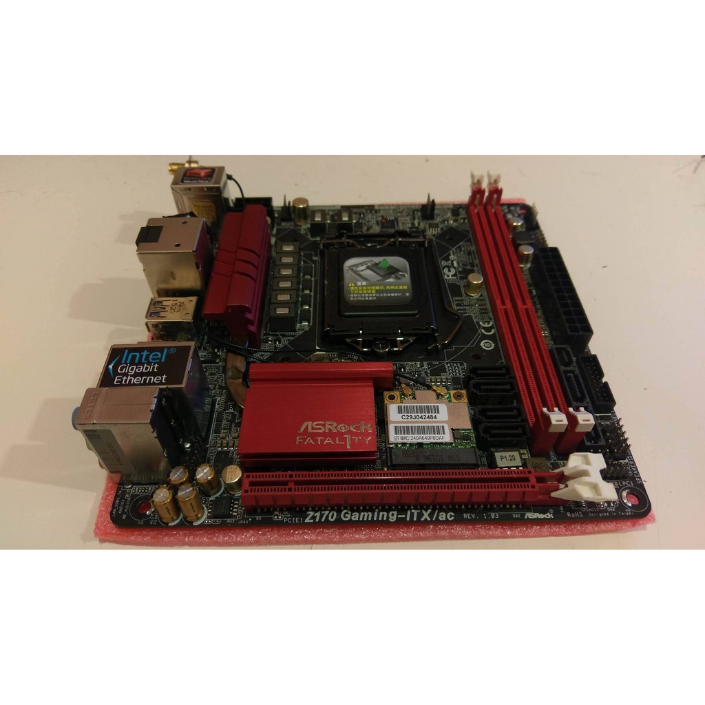 Asrock Fatal1ty Z170 Gaming Itx Ac 蝦皮購物