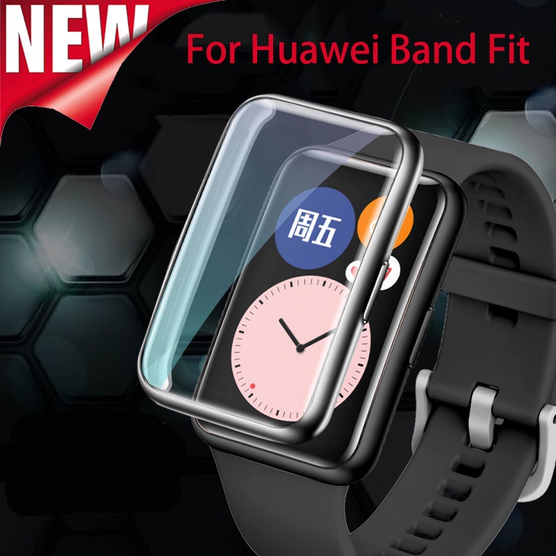 適用於華為Watch Fit 手錶保護殼全覆蓋保護殼防刮全包保護套TPU保護套