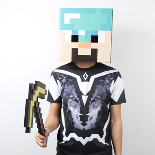 我的世界頭套道具minecraft面具苦力怕史蒂夫僵尸玩具cos人偶周邊 蝦皮購物