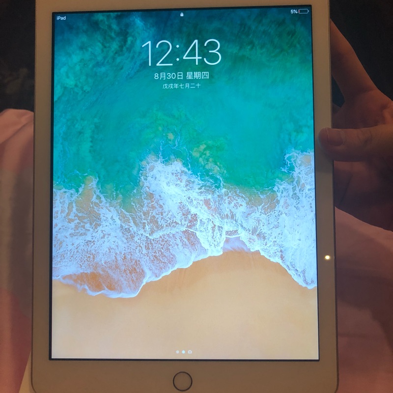 Apple iPad 9.7 吋Wi-Fi 版128GB A1822 保固內 保固到2019.02.18